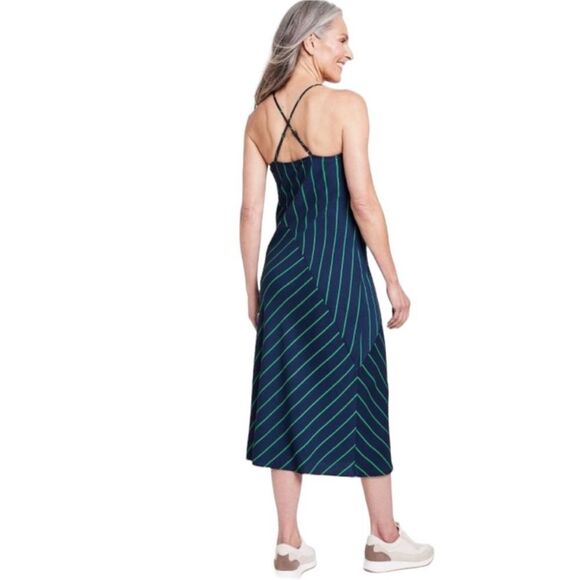 Rowing Blazers x Target Women’s Diagonal Stripe Slip Midi Dress Size‎ XL *FLAW* - Picture 2 of 11